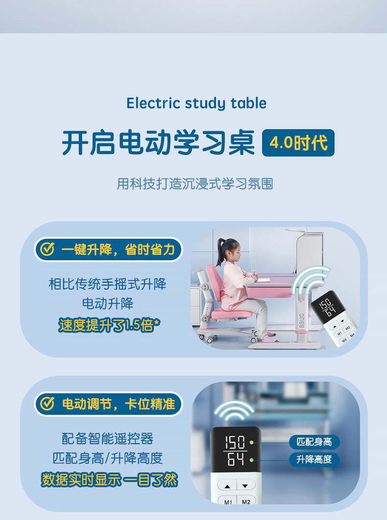 博士有成三防正姿學(xué)習(xí)桌，開(kāi)啟電動(dòng)學(xué)習(xí)桌新時(shí)代