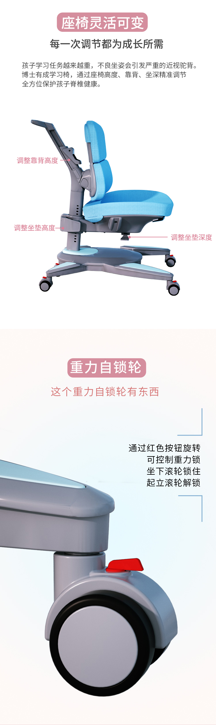 人體工學(xué)椅，座椅靈活可變